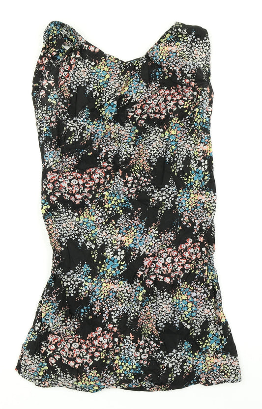 Warehouse Womens Multicoloured Floral  Mini  Size 10