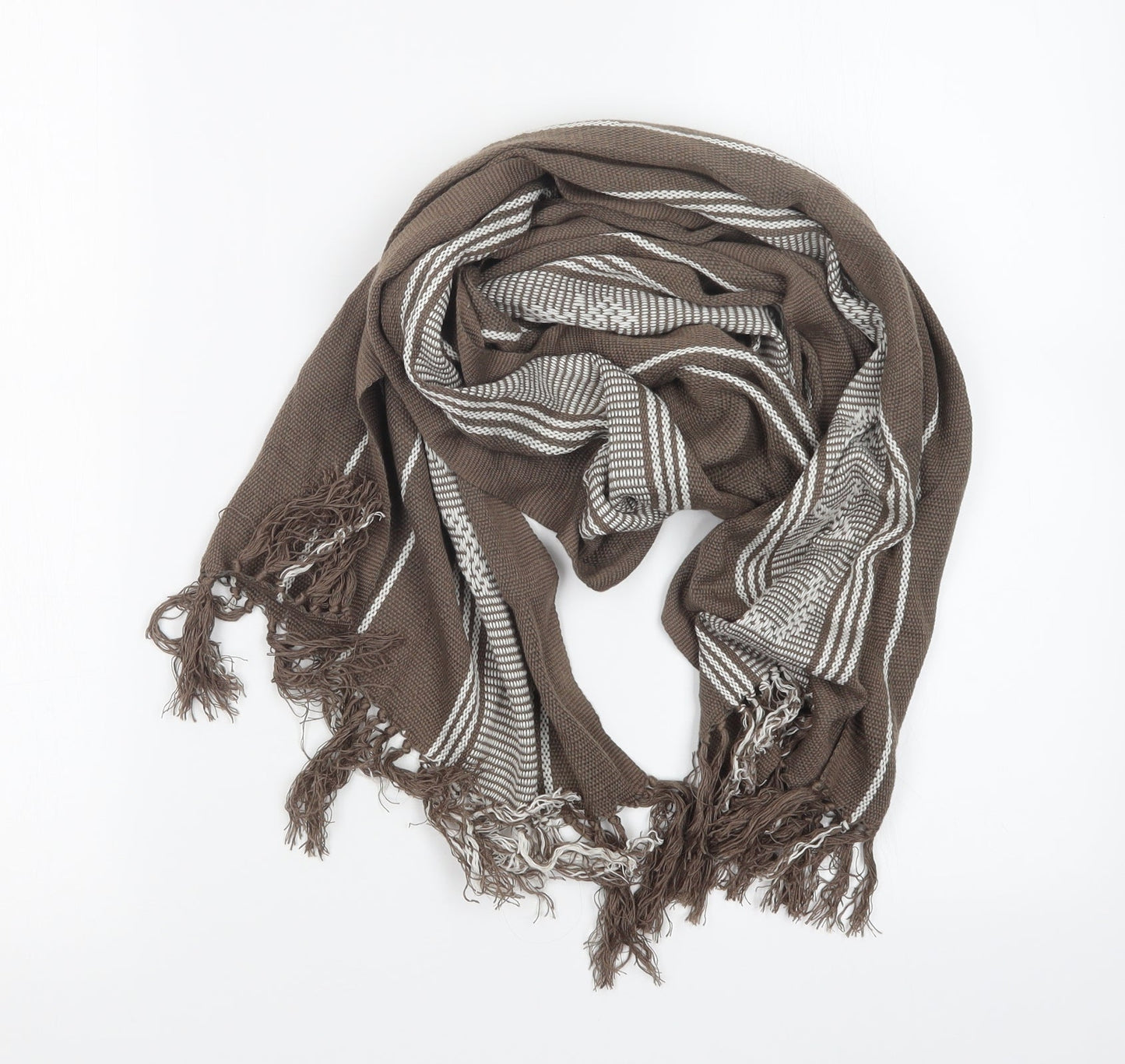 Preworn Womens Brown  Knit  Scarf