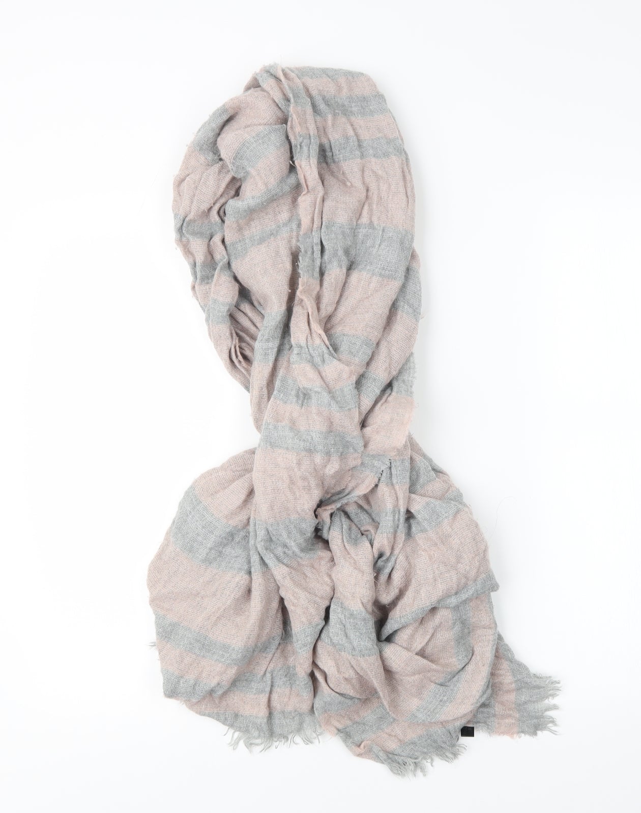 Preworn Womens Pink  Knit  Scarf