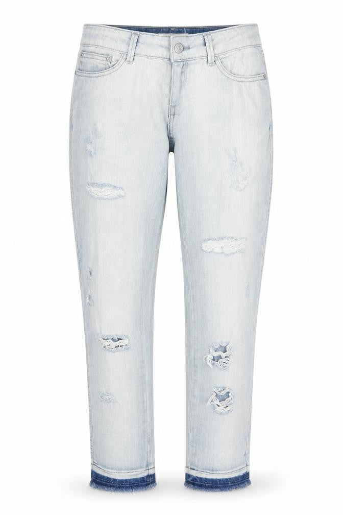 Mango Womens Blue  Denim Straight Jeans Size 6 L29 in