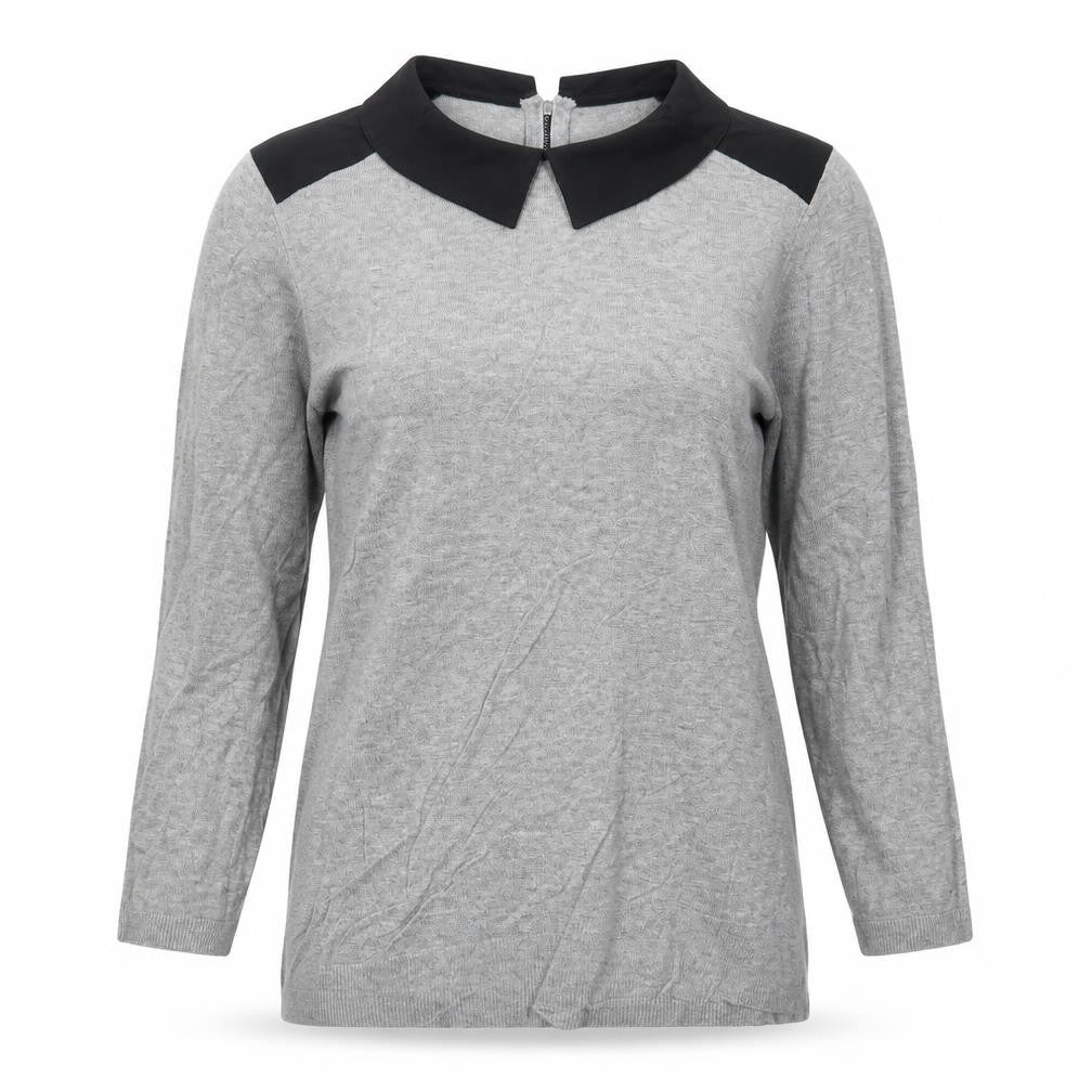 Papaya Womens Grey  Knit Pullover Jumper Size 12