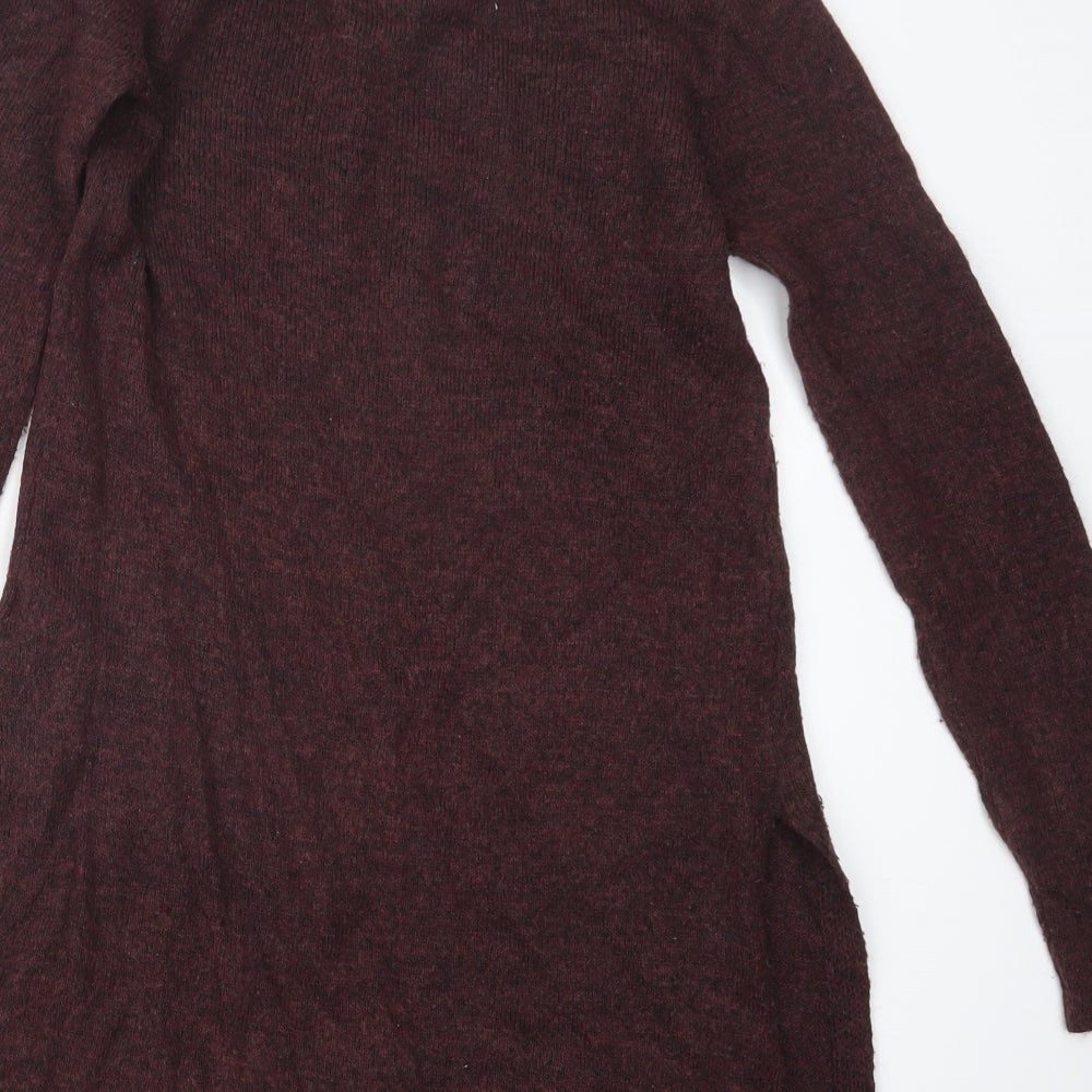 H&M Womens Purple  Knit Pullover Jumper Size XS