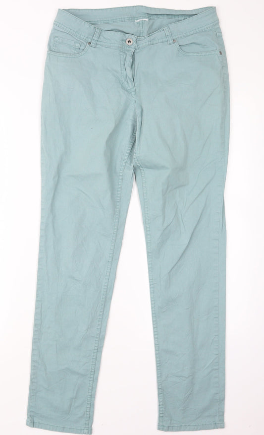 Preworn Womens Blue   Straight Jeans Size 30 in L30.5 in
