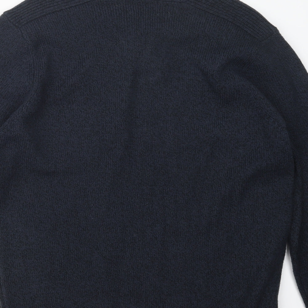 George Mens Blue  Knit Pullover Jumper Size M