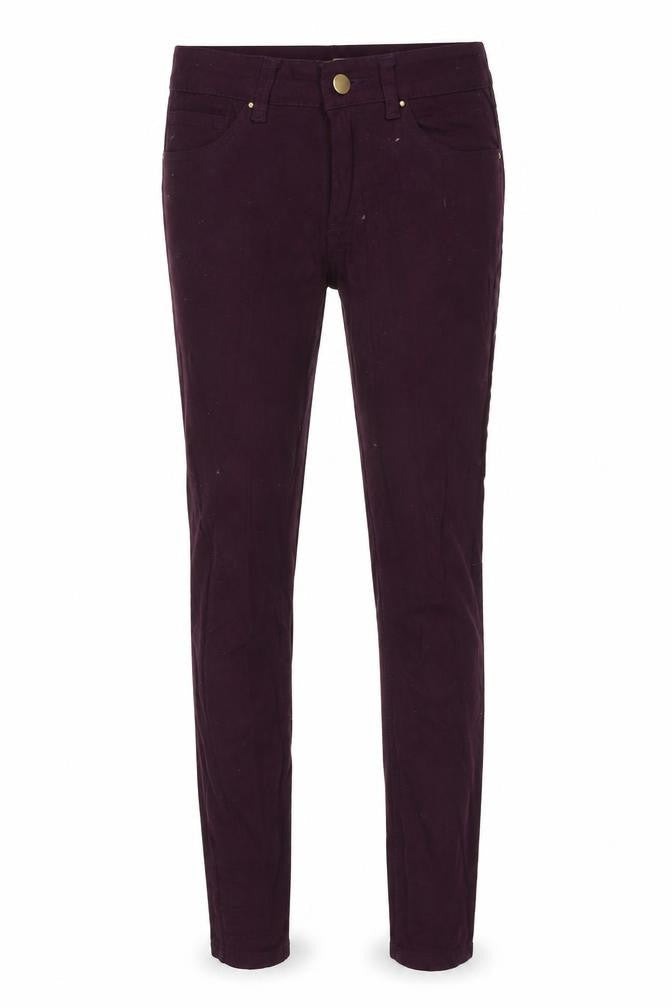 zaib Womens Red  Denim Skinny Jeans Size 10 L28 in