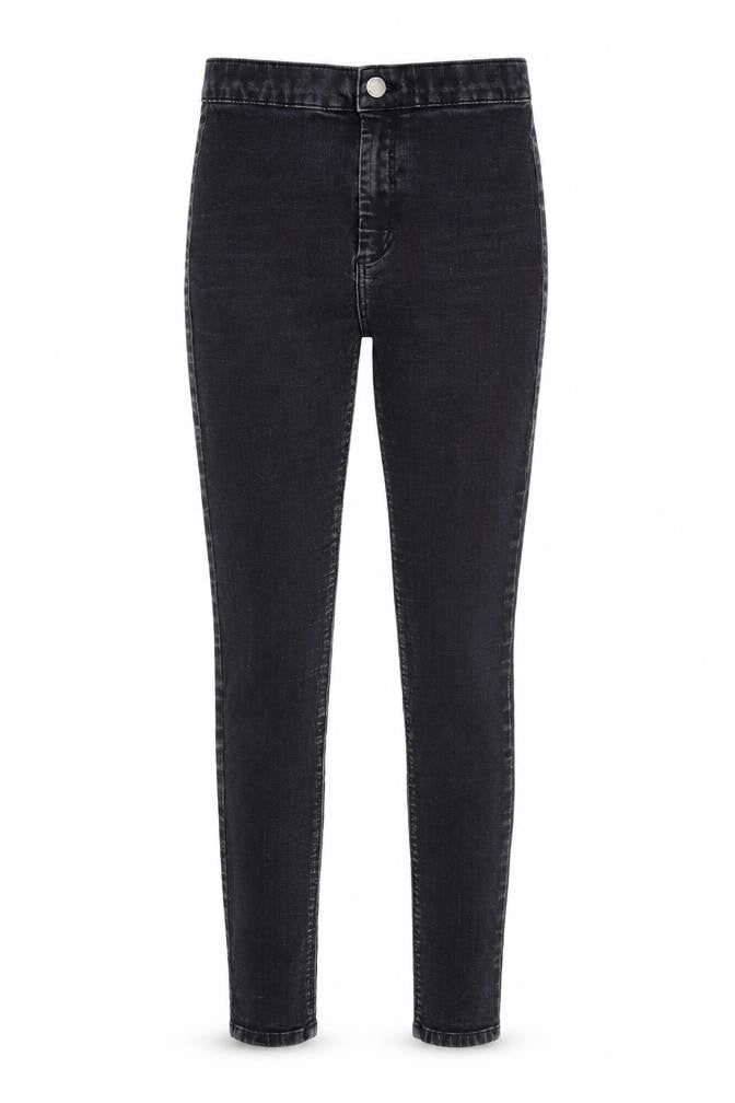 Topshop Womens Black  Denim Skinny Jeans Size 28 in L30 in