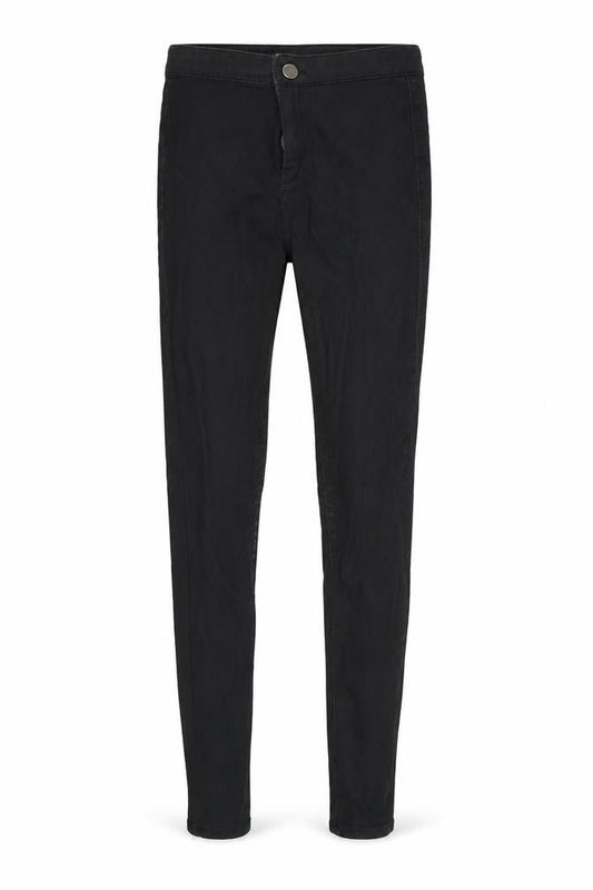 Topshop Womens Black  Denim Skinny Jeans Size 26 in L32 in - PU COATED