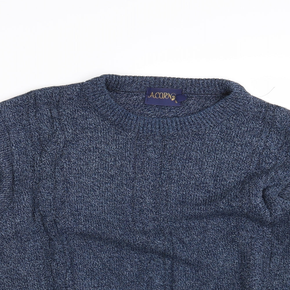 Acorn Mens Blue   Pullover Jumper Size XL