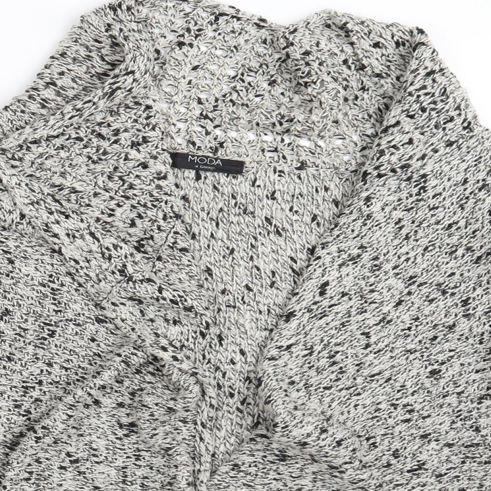 Moda @ George Womens Grey   Wrap Jumper Size 12