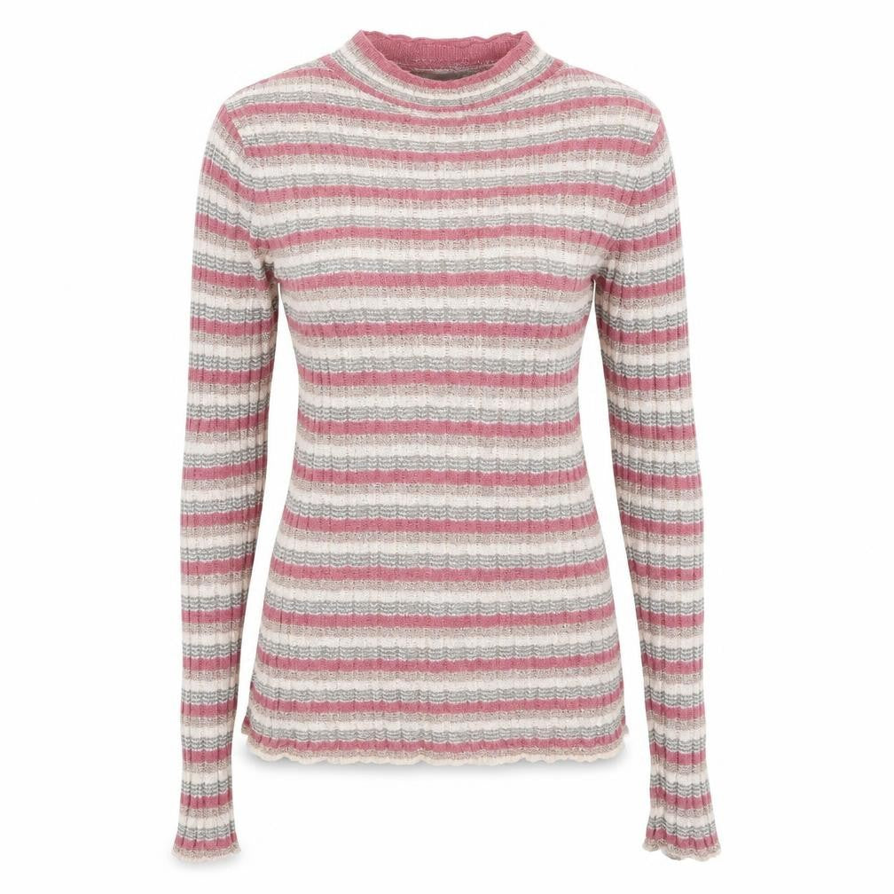 Next Womens Pink Striped  Pullover Jumper Size 16