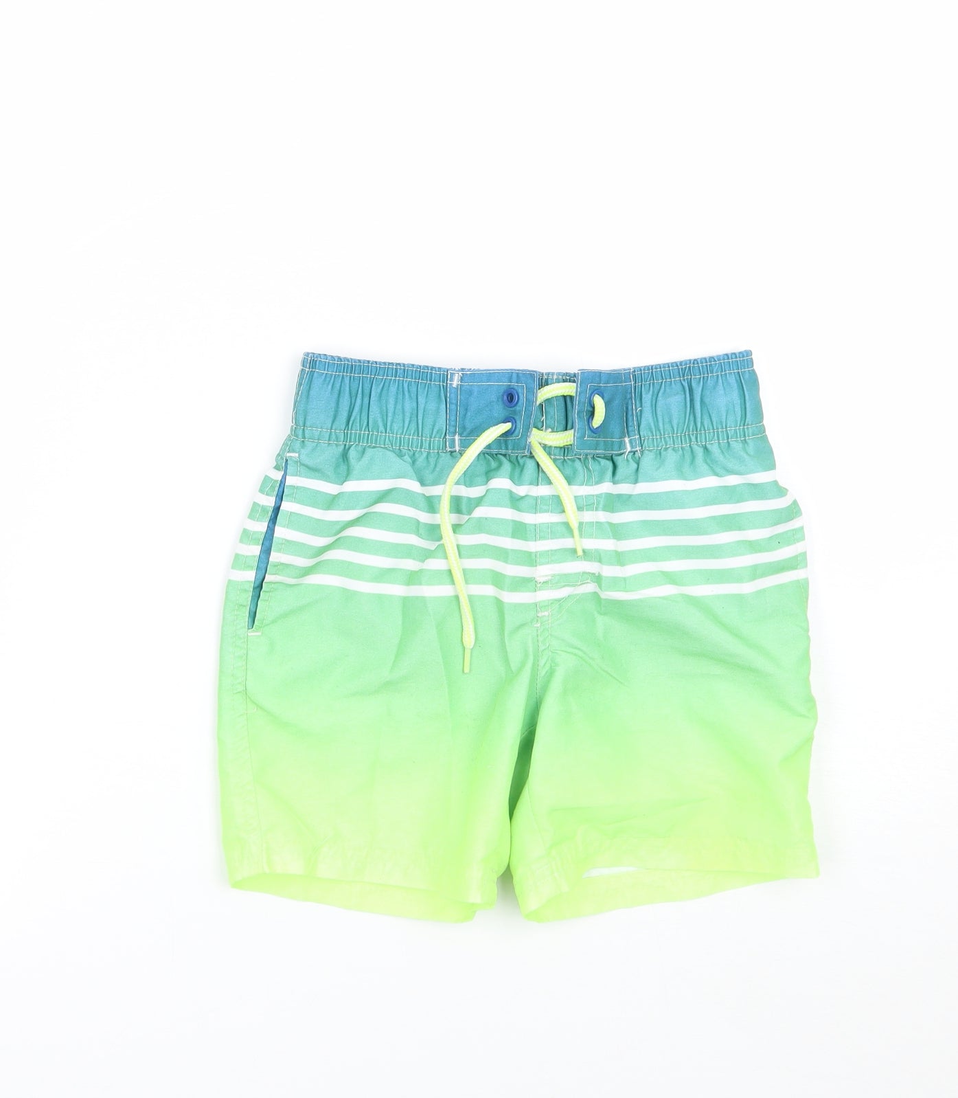 Rebel Boys Green   Bermuda Shorts Size 4-5 Years
