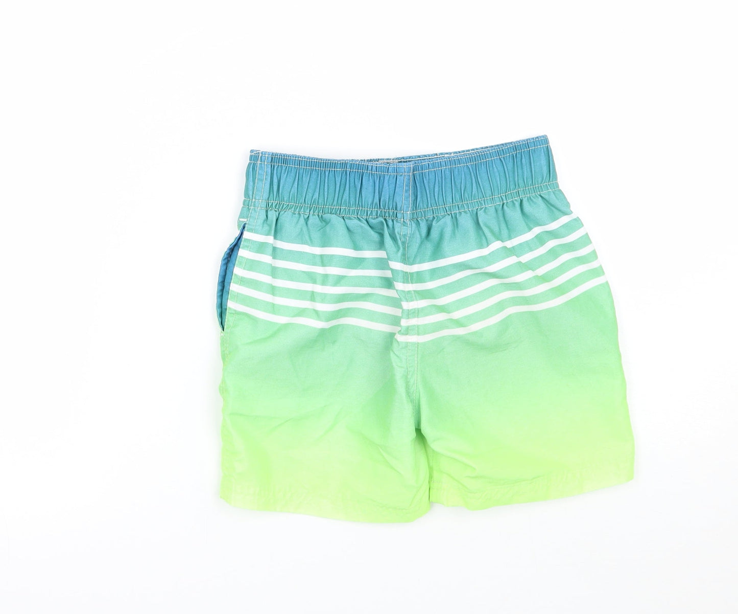 Rebel Boys Green   Bermuda Shorts Size 4-5 Years