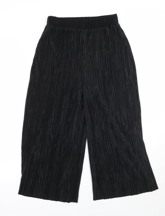 Zara Womens Black   Capri Trousers Size XS L24 in