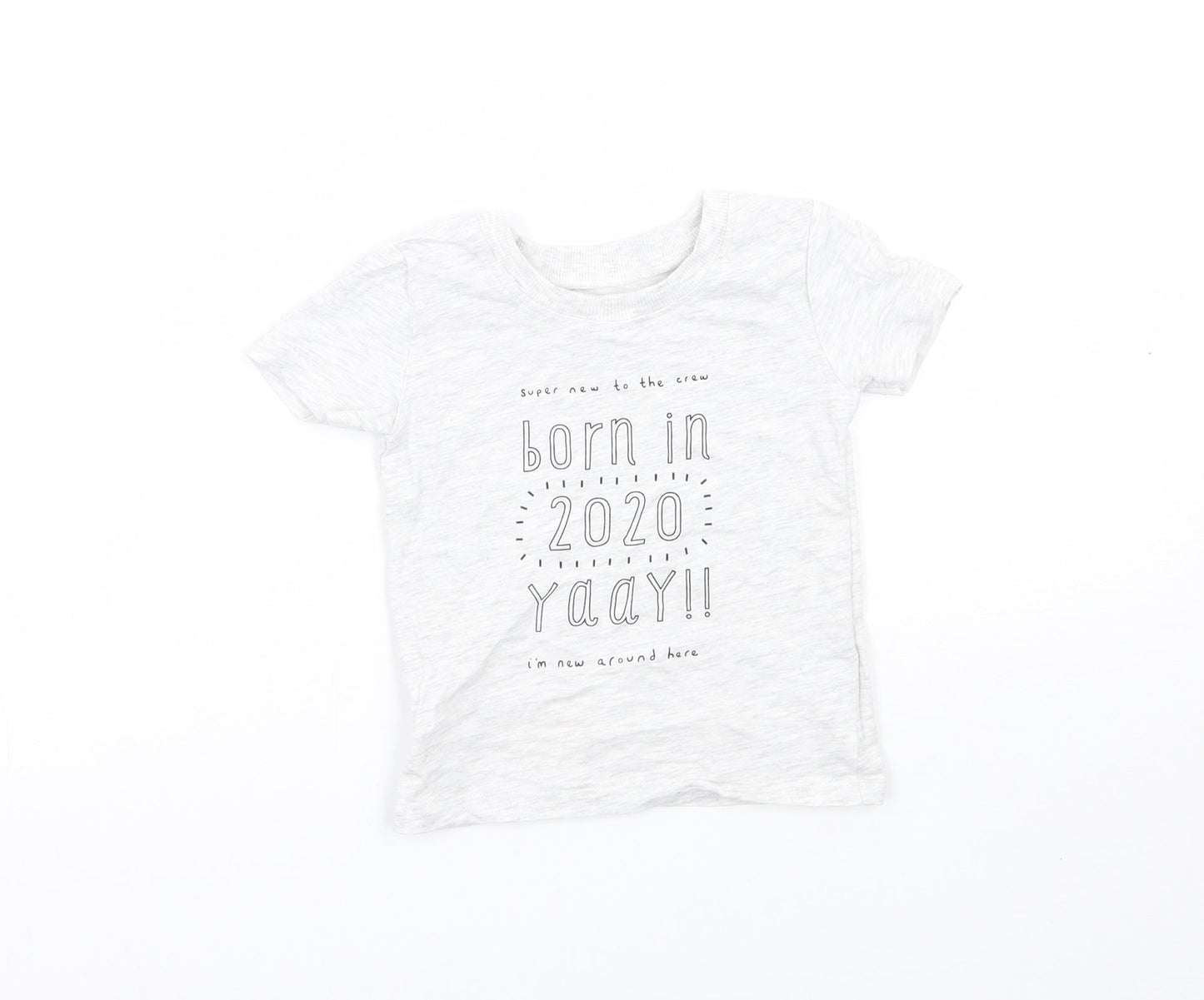 George Baby Grey   Basic T-Shirt Size 6-9 Months