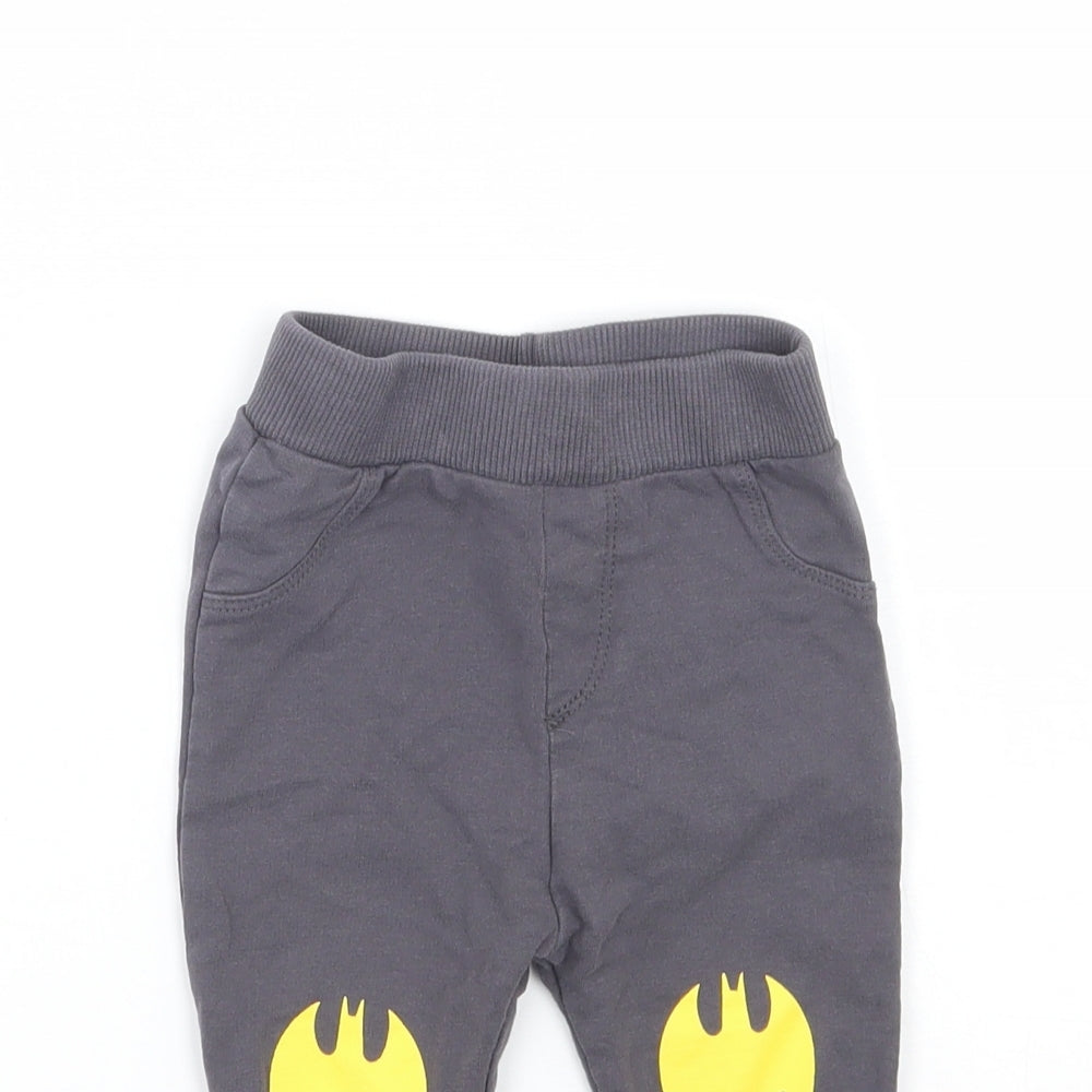 Lc walkiki Boys Grey   Sweatpants Trousers Size 3-6 Months  - Batman