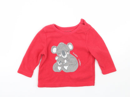 Additional front view of Primark Baby Red jumper, size 6-9, Months