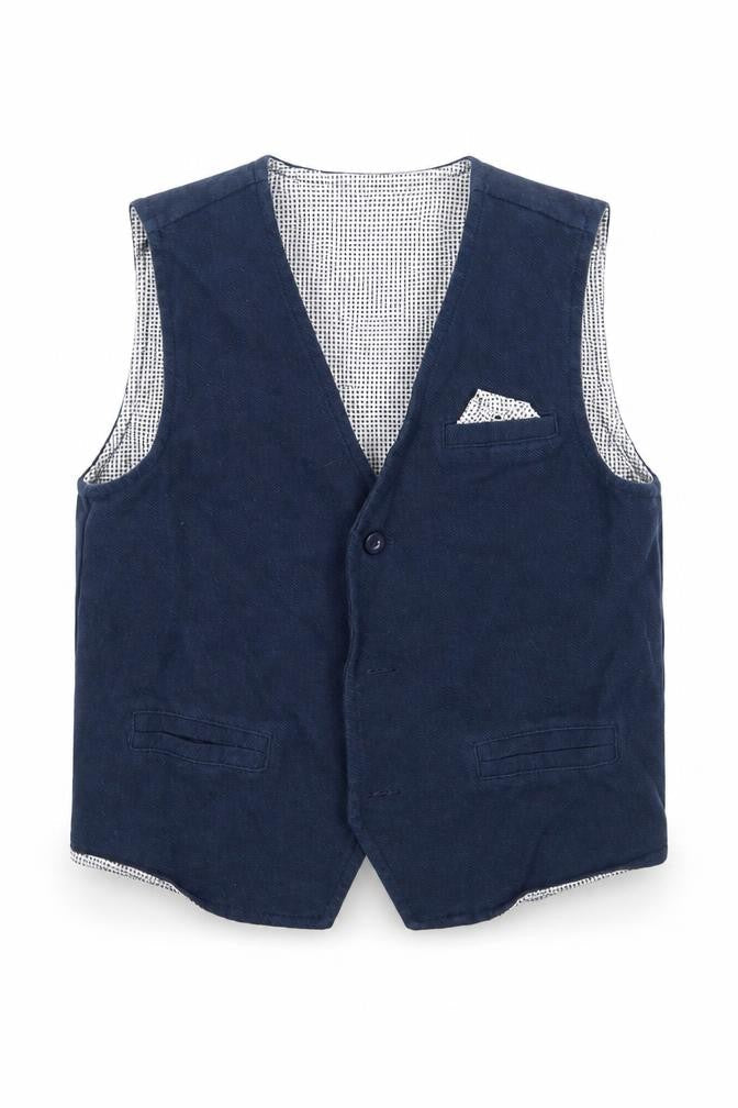RJR.John Rocha Boys Blue   Jacket Waistcoat Size 2-3 Years
