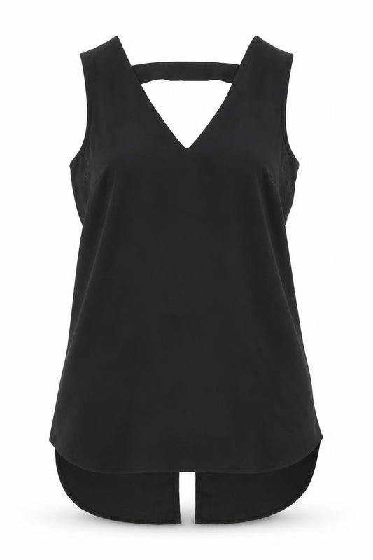 F&F Womens Black   Basic Blouse Size 10