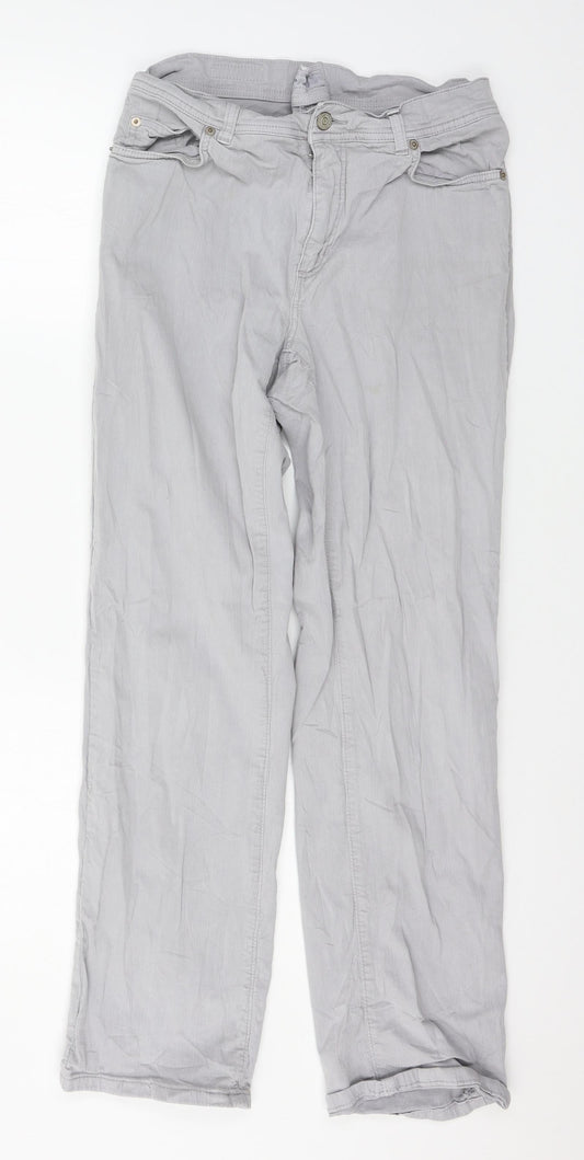 Angel Womens Grey  Denim Straight Jeans Size 30 in L29 in