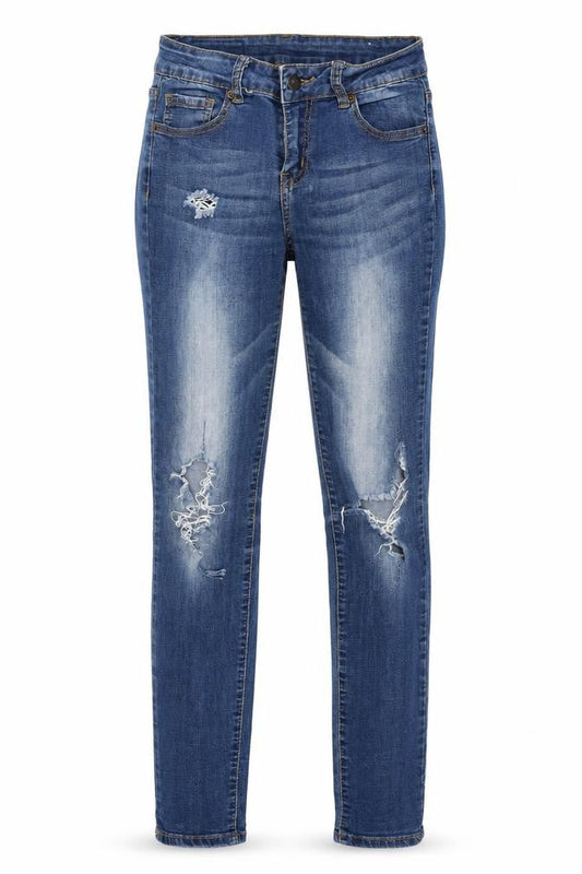 Amisu Womens Blue  Denim Skinny Jeans Size 28 in L30 in