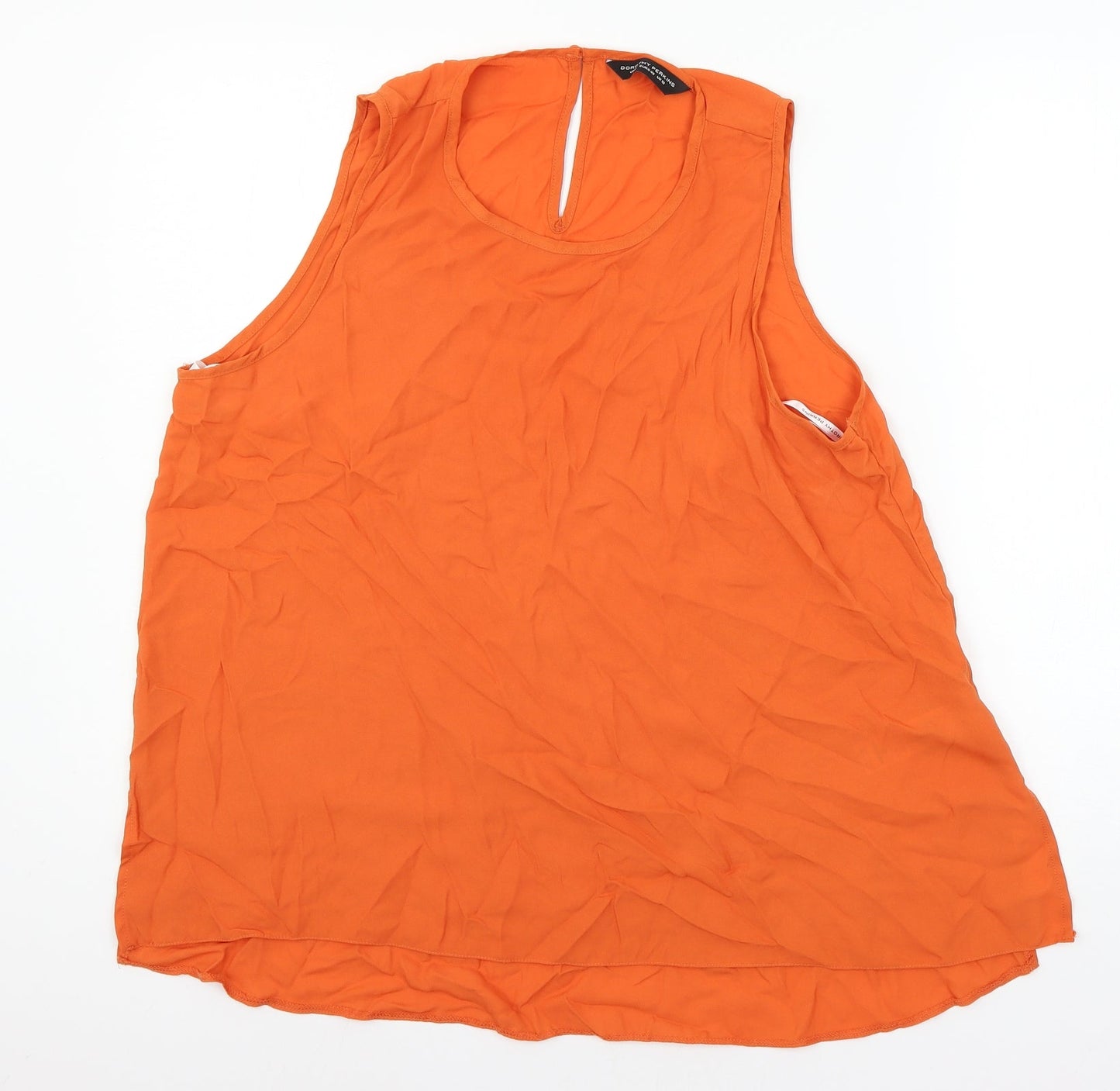 Dorothy Perkins Womens Orange   Basic Blouse Size 12