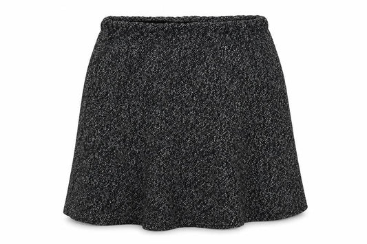Amber Womens Grey  Knit Flare Skirt Size 18