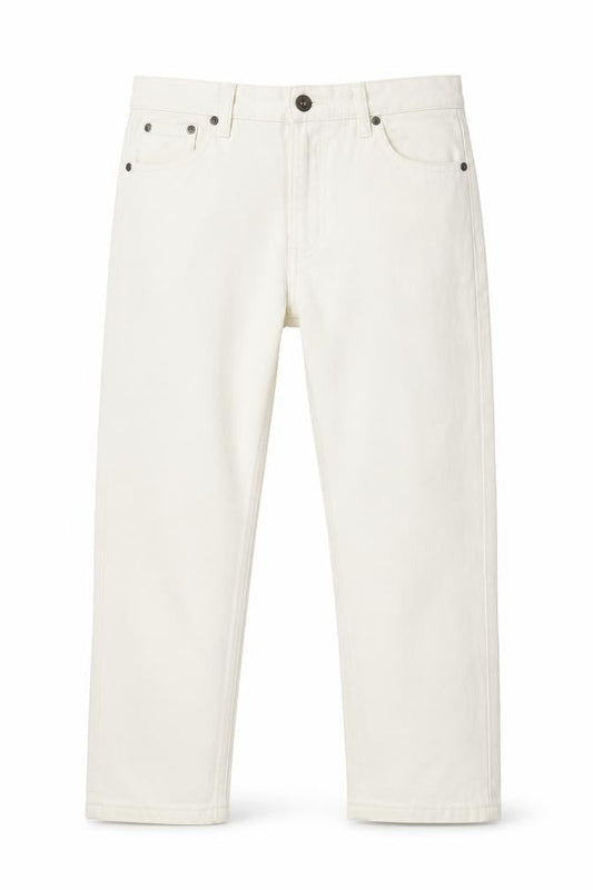 Denim Club Womens White  Denim Cropped Jeans Size 16 L21 in
