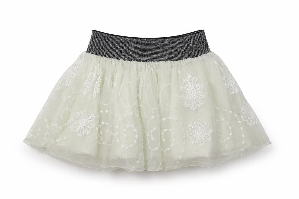 Girl2Girl Girls White Colourblock  Flare Skirt Size 2-3 Years