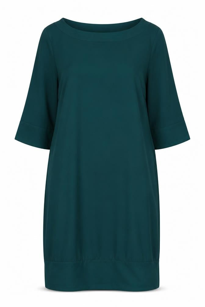 H&M Womens Green Colourblock  A-Line  Size 10