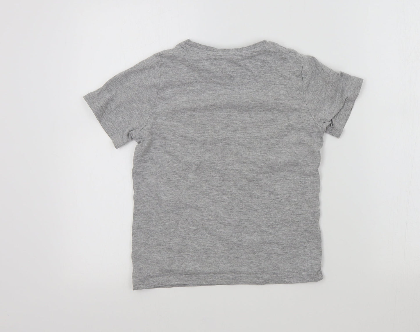 M&S Boys Grey Colourblock   Pyjama Top Size 8-9 Years