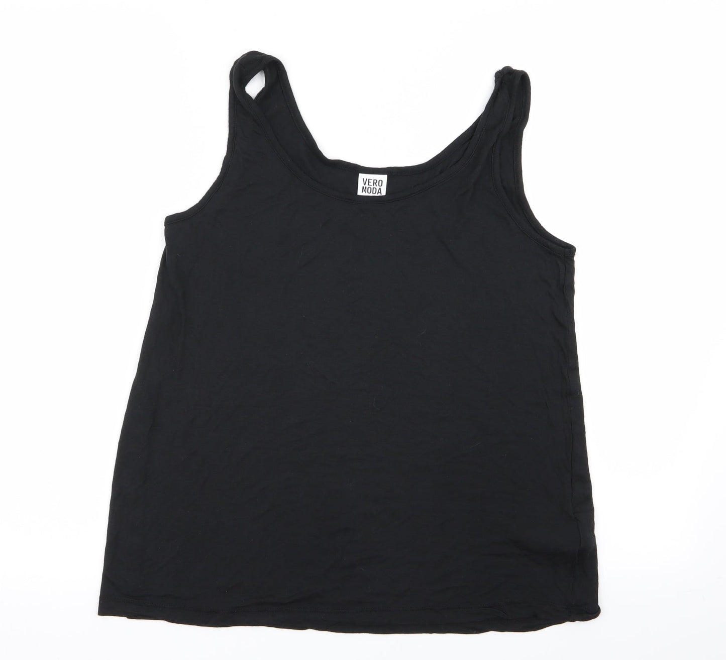 VERO MODA Womens Black   Basic Tank Size M
