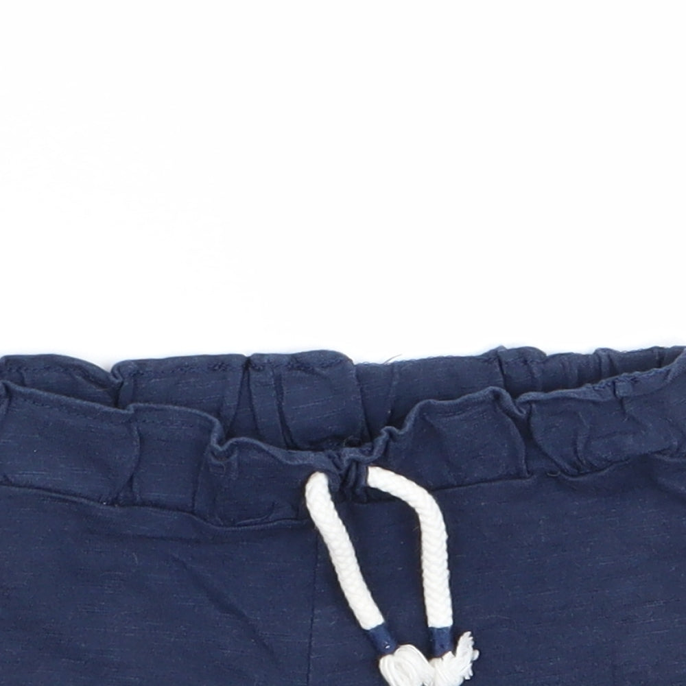 F&F Girls Blue   Capri Trousers Size 18-24 Months  - shorts