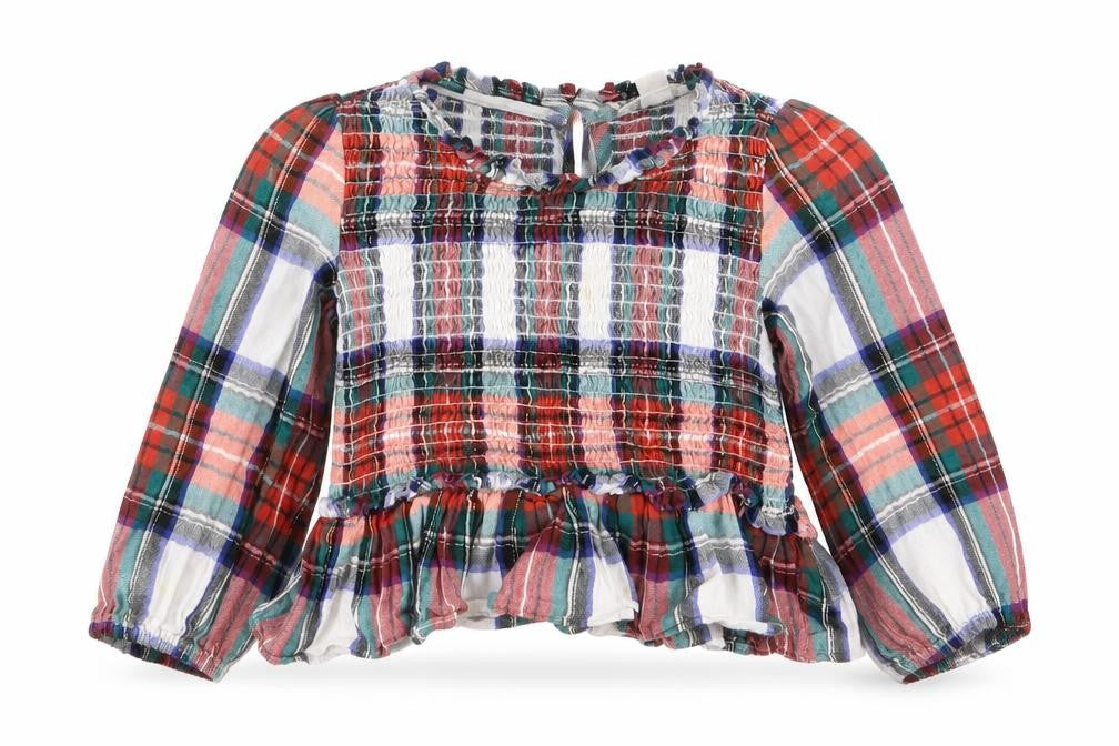 crew cuts Girls Multicoloured Check  Basic Blouse Size 2 Years