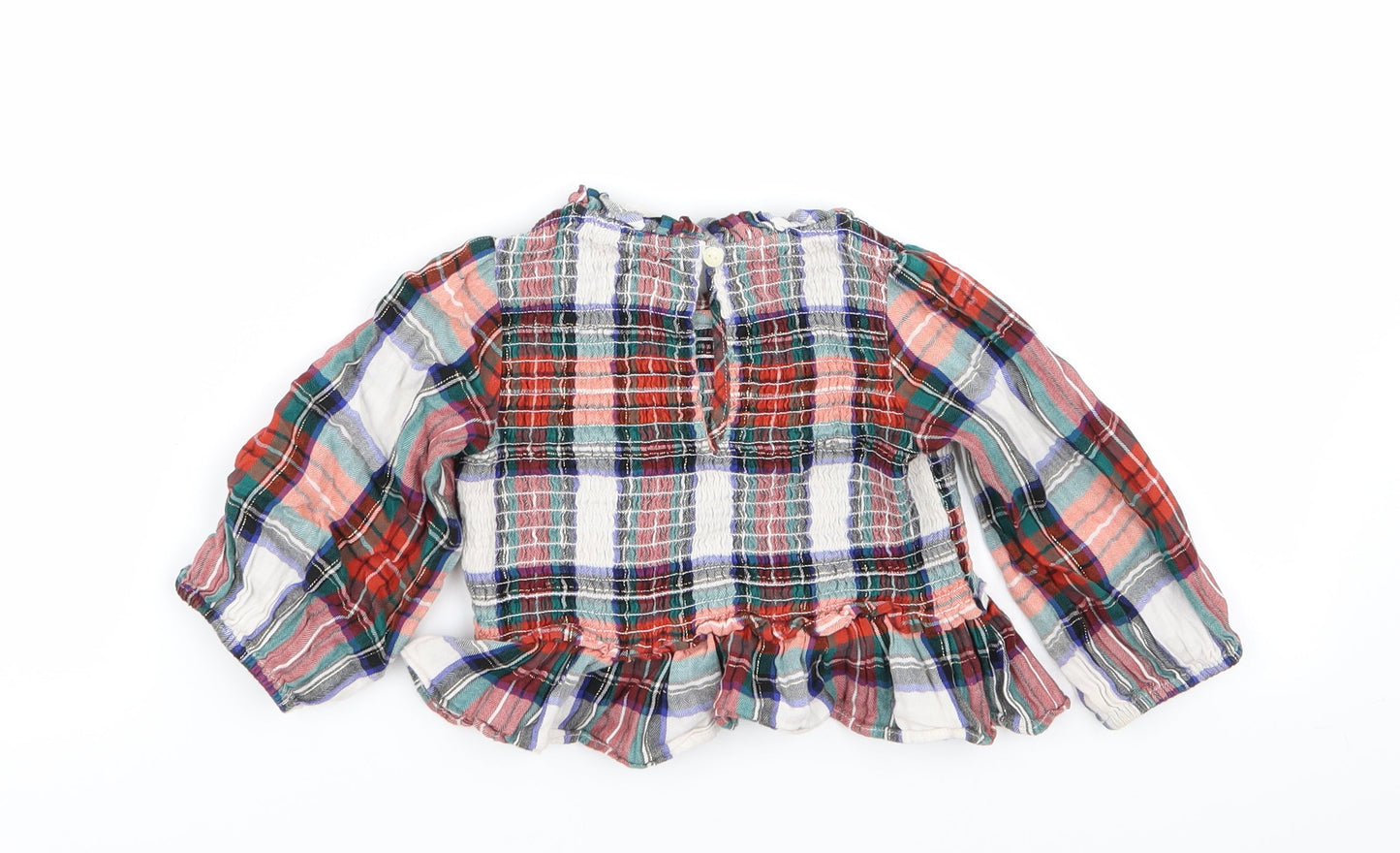 crew cuts Girls Multicoloured Check  Basic Blouse Size 2 Years