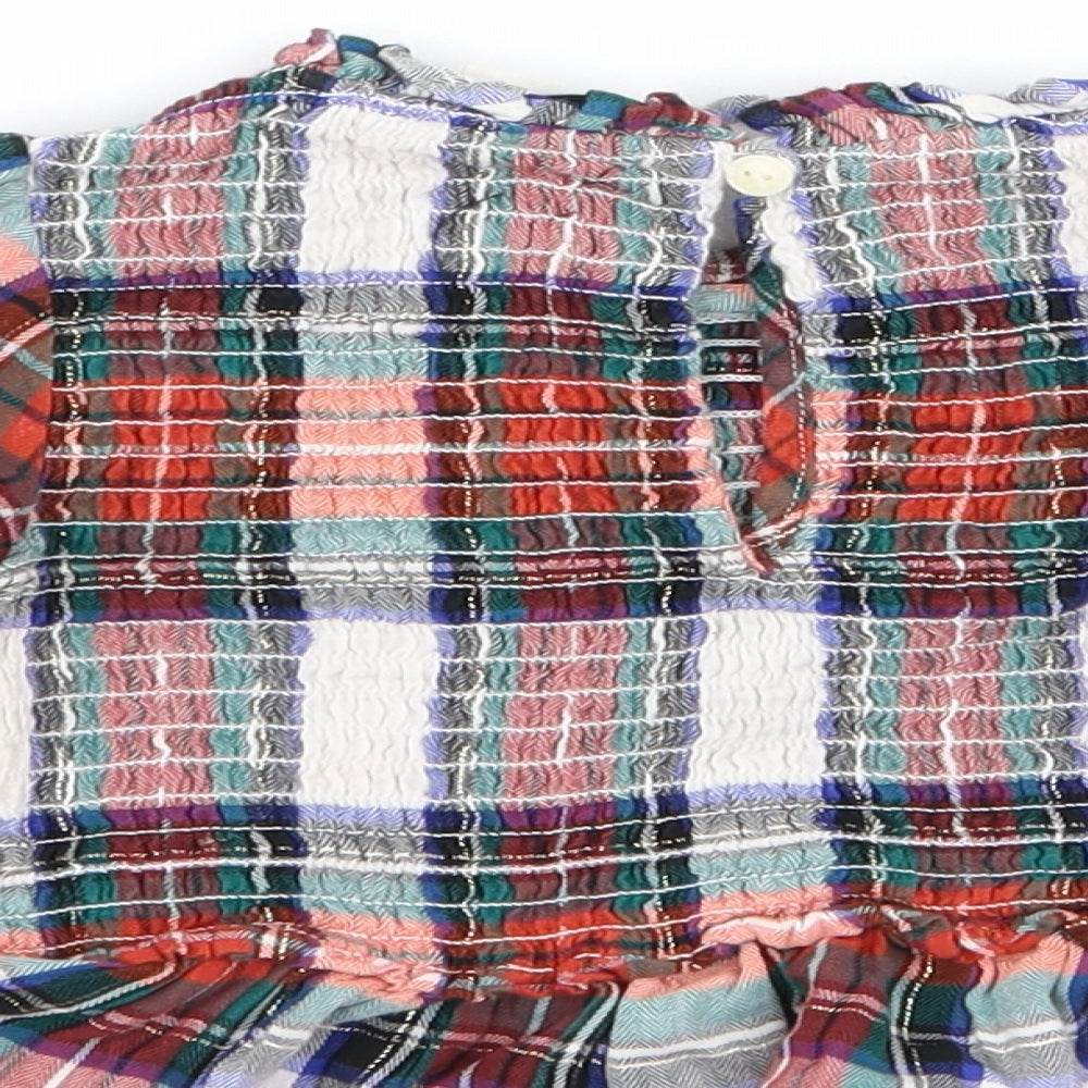 crew cuts Girls Multicoloured Check  Basic Blouse Size 2 Years