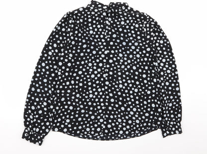 Very Womens Multicoloured Polka Dot Basic Blouse Size 10