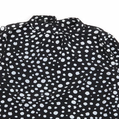 Very Womens Multicoloured Polka Dot Basic Blouse Size 10