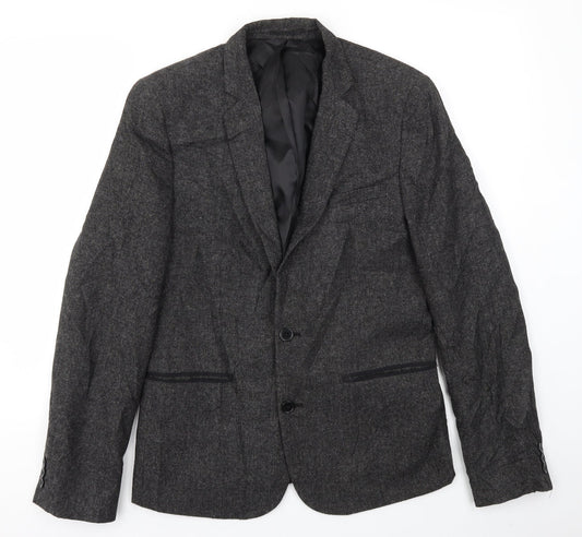 Burton menswear Mens Grey   Jacket Blazer Size S