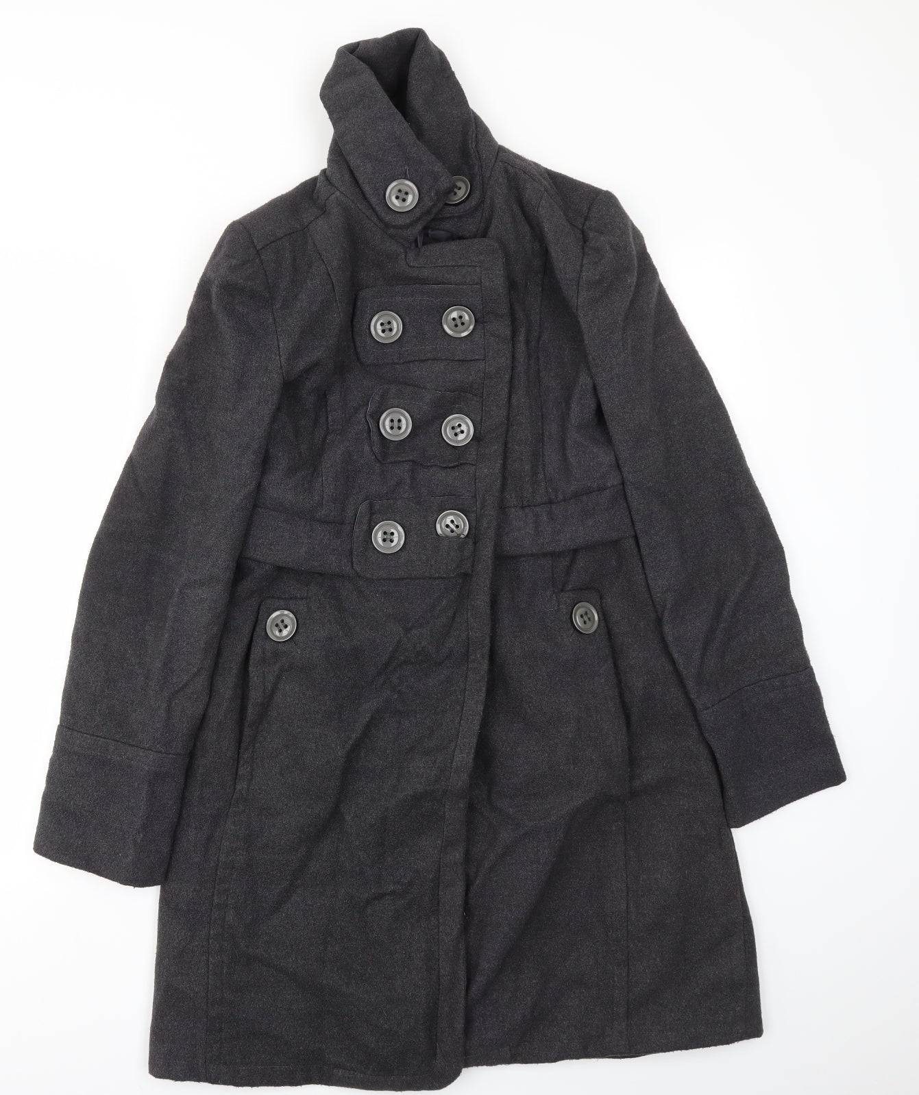 Preworn Womens Grey   Jacket Coat Size M