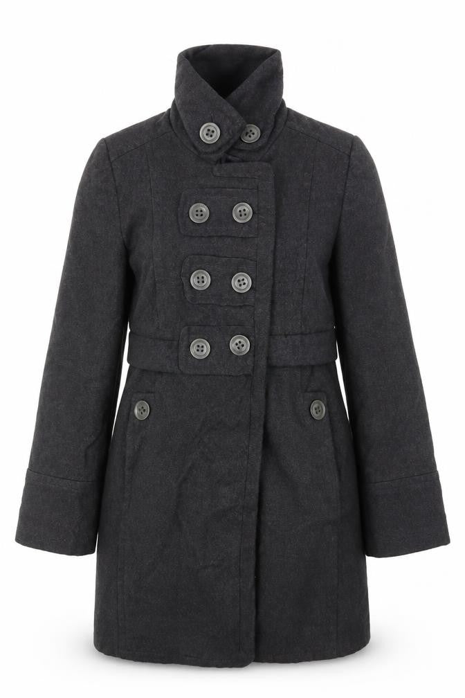 Preworn Womens Grey   Jacket Coat Size M