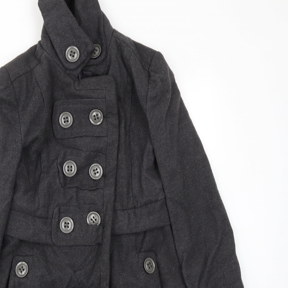 Preworn Womens Grey   Jacket Coat Size M