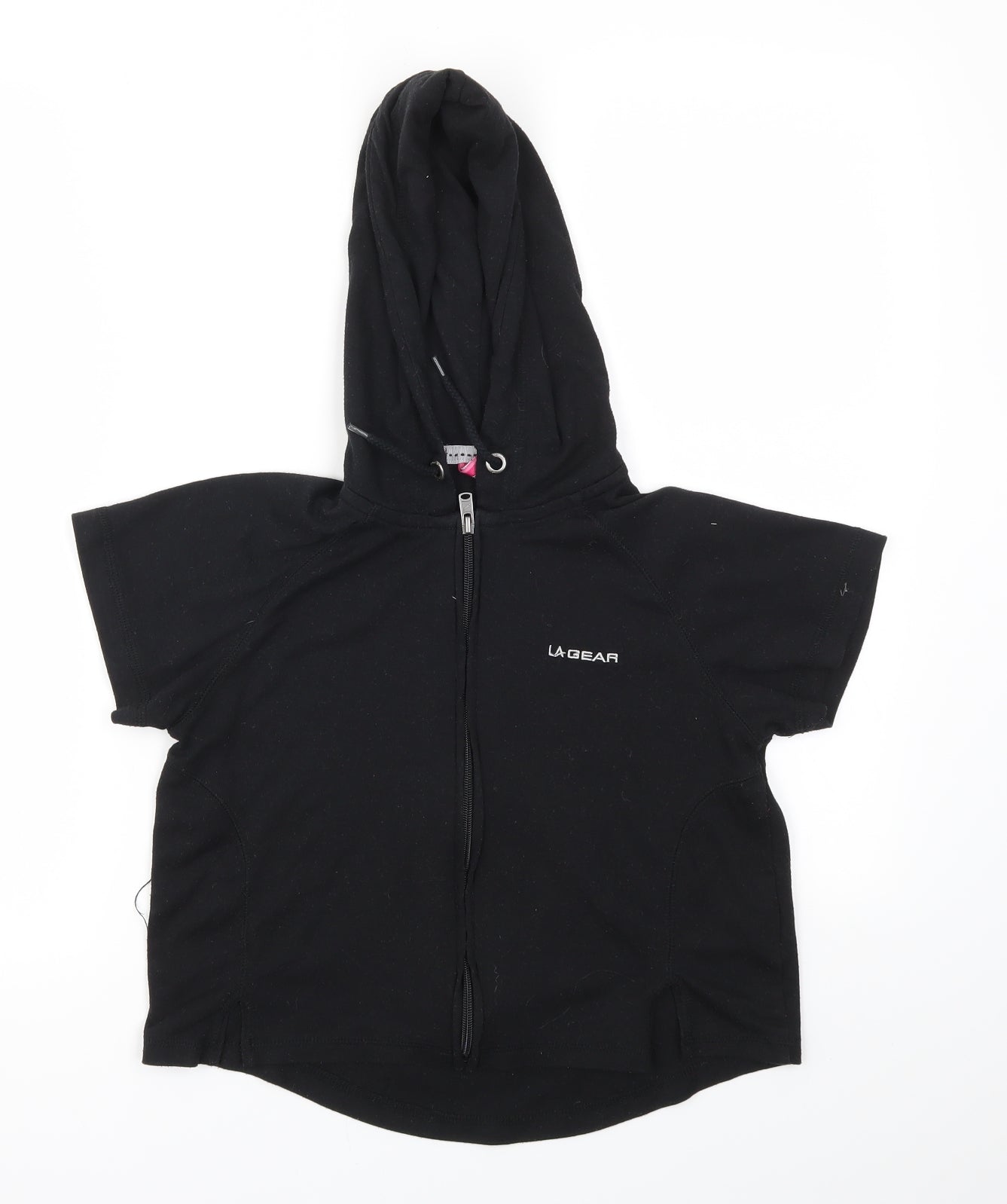LA Gear Womens Black   Full Zip Jumper Size 8