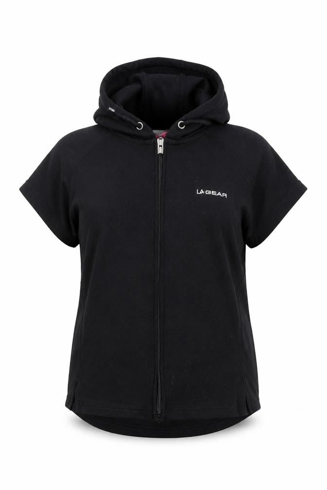 LA Gear Womens Black   Full Zip Jumper Size 8