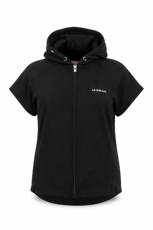 LA Gear Womens Black   Full Zip Jumper Size 8