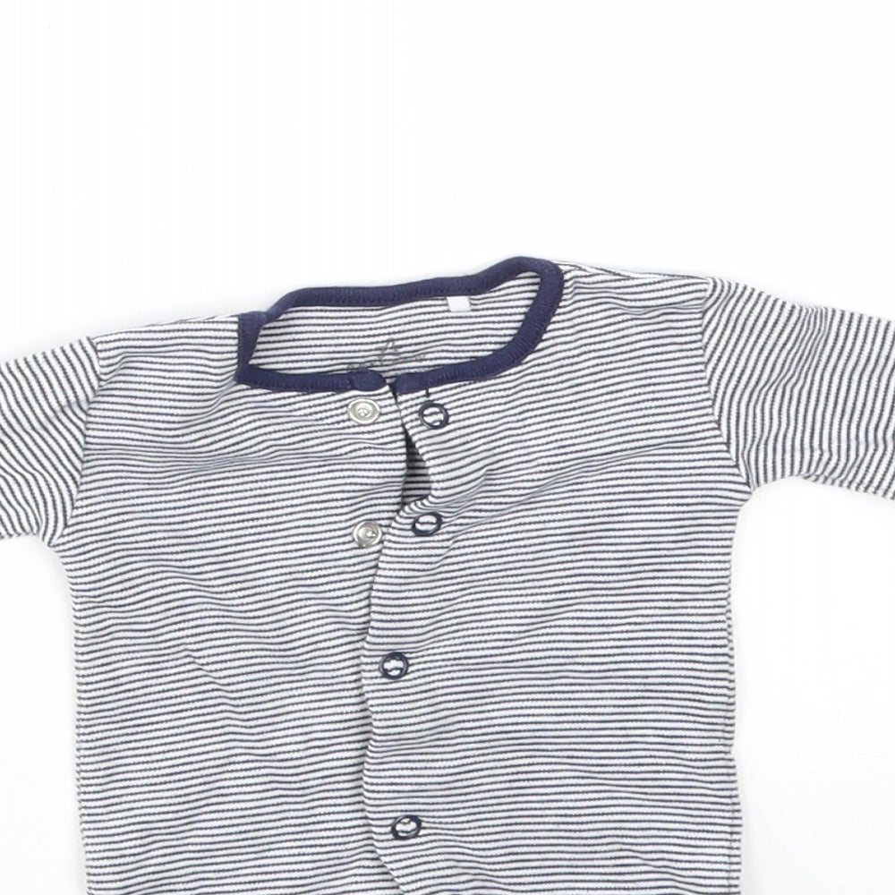 NEXT  Blue Striped  Babygrow One-Piece Size Newborn