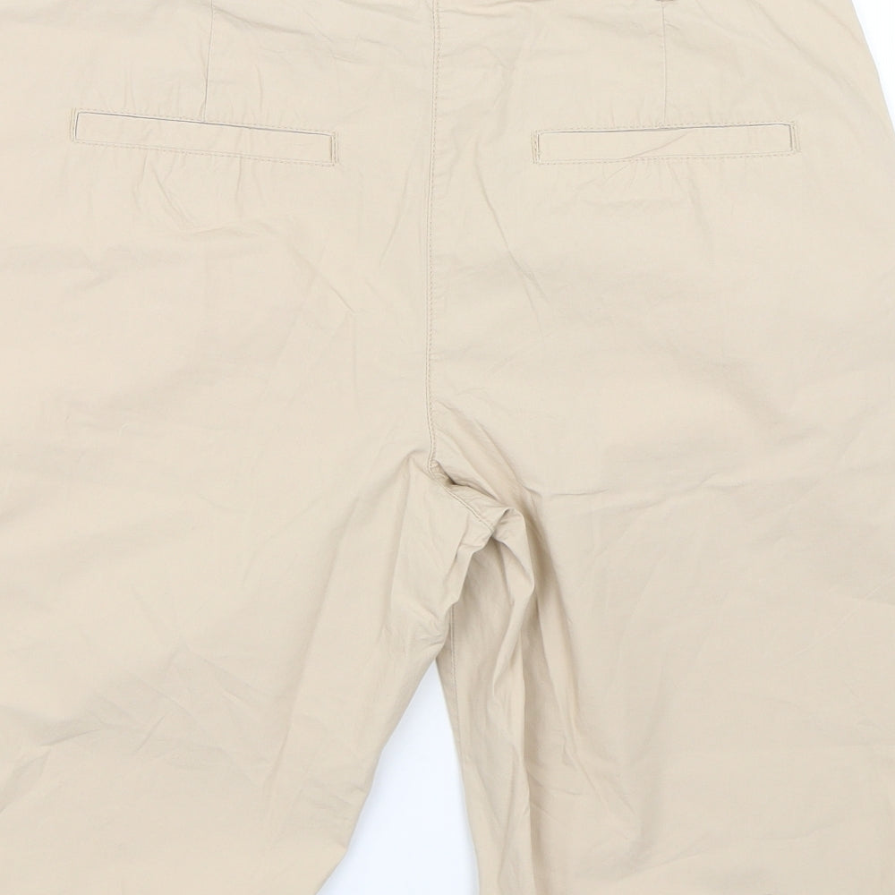 Preworn Womens Beige   Bermuda Shorts Size S