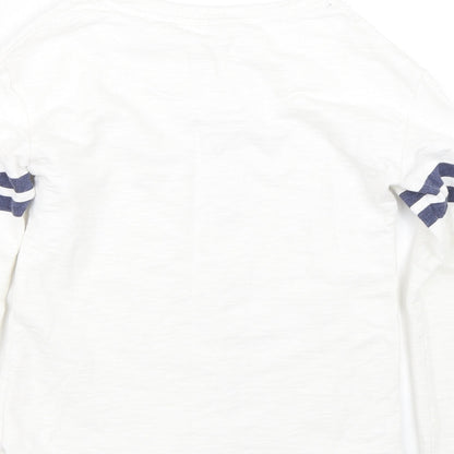 Next Girls White   Pullover Sweatshirt Size 9 Years