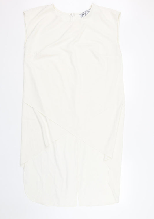 Paula Deen Womens White   Tank Dress  Size L