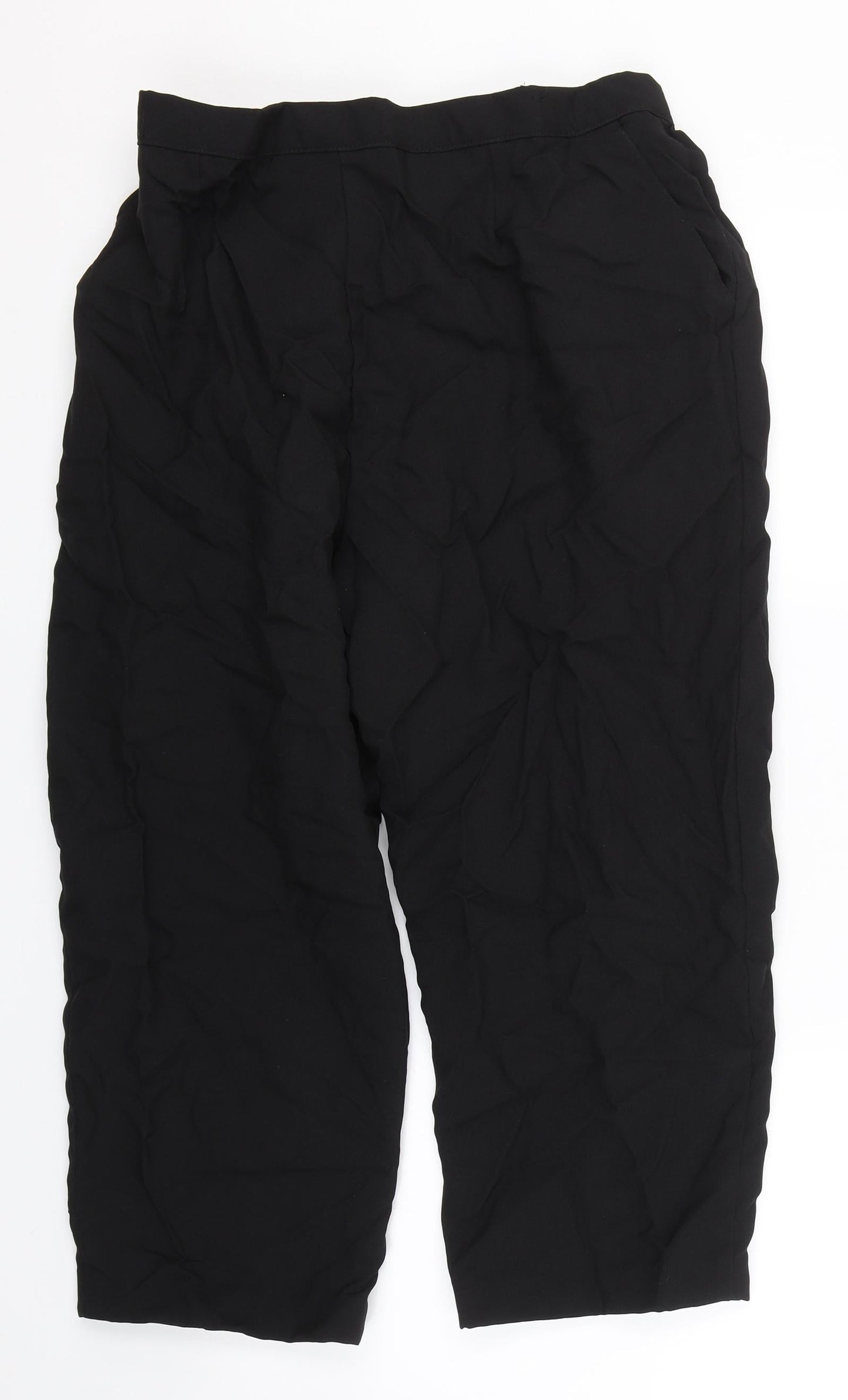 22 Womens Black   Trousers  Size S L20.5 in