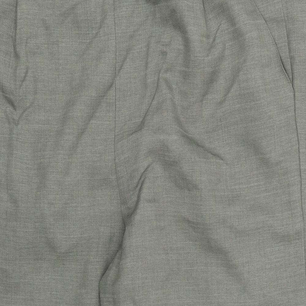 BM Womens Green   Cropped Trousers Size 16 L22 in